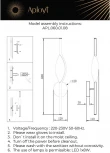 Бра Aployt Krysia APL.060.01.08 (LED, 220V)