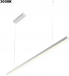 Подвесной линейный светильник светодиодный диммируемый Novotech Sotto 359441 белый LED 48W 220V (Умный дом, Алиса, голосое управление) (регулировка яркости, на тросе)