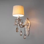 Бра Eurosvet Argenta 10098/1 серебро/тонированный хрусталь Strotskis