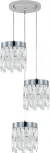 Подвесной светильник (12029/3P Chrome) Indigo Anna V000497 (220V, хрусталь, на проводе)