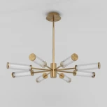 Потолочная люстра на штанге Eurosvet Stark 50386 LED латунь (220V)