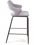 Стул полубарный Woddy, бархат серый Top Concept WODDY 2001000001026