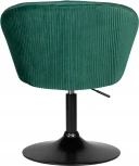 Кресло дизайнерское DOBRIN EDISON BLACK (зеленый велюр (1922-9)) 8600_BlackBase-LM BLACK, цвет сиденья зеленый (1922-9), основания черный