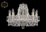 Подвесная люстра Art Classic 11.11 11.11.12.165.Gd.Sp (220V, хрусталь, на цепи, подсвечник, свеча)