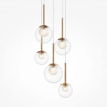 Подвесной светильник Maytoni Basic form MOD521PL-05G (220V, на проводе, шар)