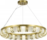 Подвесной светильник ST Luce Esme SL6011.303.01 Латунь/Прозрачный LED 1*50W (220V, на тросе, круглые)