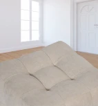 Пуф Dreambag Лотос Светло-Бежевый Велюр 13365