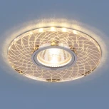 Встраиваемый точечный светильник Elektrostandard 8091 MR16 SL/GD зеркальный/золотой