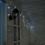 Бахрома светодиодная со статическим свечением, 6м. соединяемая, 80 светодиодов, белый свет Uniel ULD-B6006-080/STK WHITE IP44