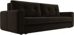 Диван прямой Лига-031 (Коричневый/Микровельвет) Лига Диванов арт.121266