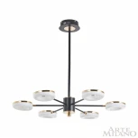 Потолочная люстра на штанге Arte Milano 277499/6 BK/GD (LED, 220V)