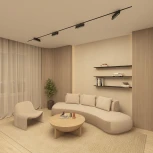 Трековый светильник Downlight однофазный 220V Denkirs Edder DK6636-BK (LED)