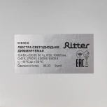 Потолочная люстра светодиодная с ДУ Ritter Ottimo 51639 6