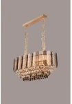 Подвесная люстра Aployt Rozel APL.770.03.11 (220V, хрусталь, подвески, на цепи)