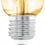 Лампочка светодиодная филаментная E27 4W 220V 220 lm 2200K белое теплое свечение Eglo Lm_led_e27 11521