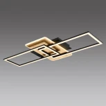 Потолочная люстра Lumion Goldy 8021/90CL черный/золотой/черный, металл/акрил с пультом ДУ LED 90W 220V 3000-6500К