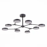 Потолочная люстра на штанге Monta SLE6003-702-08 Evoluce (LED, 220V, пульт управления, круглые)