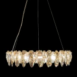 Подвесная люстра L'Arte Luce Stecciato L92415.92 (220V, хрусталь, на тросе, кольцо)