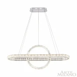 Подвесной светильник Arte Milano Venezia 311311/L1000 NI (регулировка яркости, LED, 220V, хрусталь, пульт управления, на тросе, кольцо)