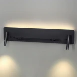 Настенный светильник с беспроводным ЗУ Lumion Cosi 5683/17WL LEDIO черный LED 17W 950Лм 3000К 220V (выключатель)