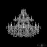 Подвесная люстра Bohemia 1409 1409/12+6/360/2d Ni