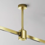 Крепление потолочное Short 138мм с прямым коннектором питания Maytoni Accessories for tracks Flarity TRA156C-IPCL1-BS (24V)