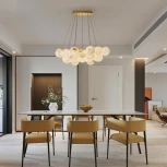 Подвесная люстра Fluorite Unity FL1048-19PO (220V, на проводе, шарики)