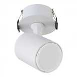 Встраиваемый точечный светильник Crystal Lux CLT 017 017C WH (220V, круглые)