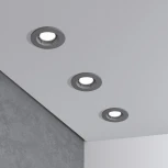 Встраиваемый светильник Elektrostandard Asimo 25009/01 GU10 графит (220V, круглые)