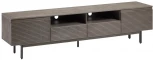 Тумба под телевизор La Forma (ex Julia Grup) Indiann (Черный,Серый/ Шпон,МДФ,Дерево,Акация)
