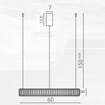 Подвесной светильник Divinare Renata 1135/02 SP-36