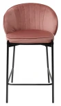 Полубарный стул M-City WENDY BLUVEL-52 PINK (H=65cm), велюр