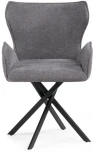 Стул Woodville на металлокаркасе Карлайл крутящийся серый / черный 551070