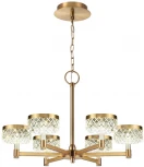 Подвесная люстра Odeon Light Fivre 5032/36L античн.бронза/металл/акрил LED 36W 4000K 2596лм (220V, на цепи)