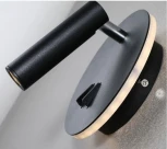 Спот светодиодный круглый с подсветкой Imex Spy Led IL.0005.2101-R BK (220V, выключатель, круглые)