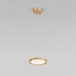 Подвесной светильник Eurosvet Crespella 90034/1 золото (LED, 220V, на проводе, круглые)