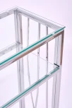 Консольный стол AllConsoles 1122-CS clear серебряный
