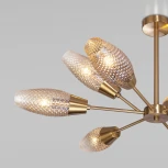 Потолочная люстра на штанге Eurosvet Thalia 60140/9 золото (220V)