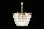 Подвесная люстра каскадная Aployt Mariz APL.813.03.15 (220V, хрусталь, на цепи)