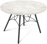 Столик журнальный SHT-S100/ЛДСП 60 черный муар/хромикс белый Sheffilton 2518097303