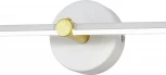 Настенный светодиодный светильник Escada Focus 10289/1LED White 10Вт, металл/силикон, белый/золото (220V)