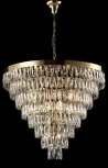 Подвесная люстра Crystal Lux Abigail SP22 D820 GOLD/TRANSPARENT