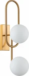 Бра настенное Opaco V000151 (11015/2W Brass) (220V, шар)