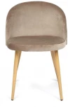 Обеденный стул Tetchair MELODY (Металл,Вельвет/Натуральное дерево) 12665
