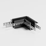 Коннектор угловой для встраиваемого шинопровода под ГКЛ 9,5мм (черный) Elektrostandard Slim Magnetic 85214/00 (48V)