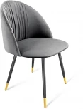 Стул SHT-ST35-1/S95-1 угольно-серый/черный муар/золото Sheffilton 1121259702