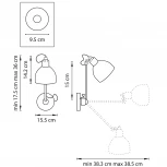 Бра на гибкой ножке Lightstar Loft 765606 (220V)