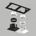 Встраиваемый светильник под LED модуль/ламп МR16 Lightstar Domino D5270607WBMOD (220V)