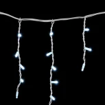 Гирлянда Бахрома 3,1 x 0,5 м Белая 220В, 120 LED, Провод Белый Каучук, IP65