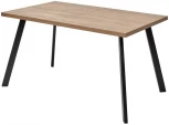 Стол BRICK M 120 Дуб Канзас/ Черный